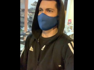 Pupper Fox Public Flashing Soft Cock Zg Cock and Ball Ring