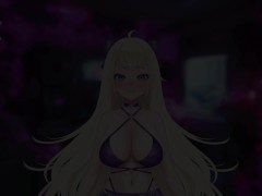 😳 thicc Teen Titans Starfire x Raven hot threesome | horny VTUBER hentai react