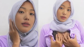 Hijab Pinay Asian Girl Masturbate Big Boobs Imagine her Bos Ang ...