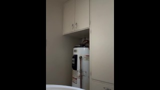 Jerk off in sink to Corrina Kopf