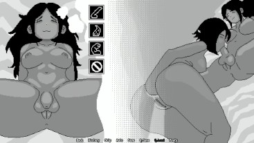 Juicy Futa, Вечером скромная фута мастурбирует, думая о своих новых знакомых