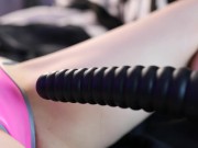 Hismith 10.2-inch Ribbed Ejaculating Tower Dildo Review ...