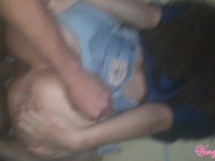 Curly Redhead PAWG in Denim Shorts Gets Her Tight Pussy Pounded Raw Doggystyle Until Creampie POV