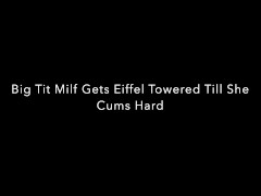 Big Tit Milf Takes Two Cocks & Gets Eiffel Towered Till She Cums Hard - Screenshot 1 of 16 - Amateur Milf