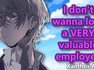 Yandere Manager doesnt want you to quit (ASMR)(Sweet but crazy)(Possessive)(Obsessive)(Comfort