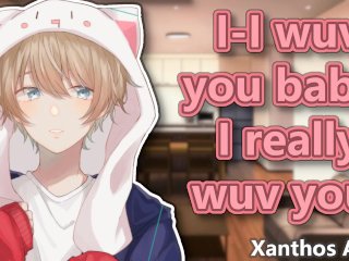 A Romantic Night with your Neko Boyfriend (ASMR)(Cute)(Rain)(Kisses)(Purring)(Wholesome