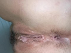 Blowjobs, cumshots and pussy grool, slowly tongue action and foreskin