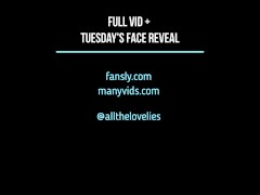 POV HJ/BJ - Watch Tuesday's Tease my Cum out on her Tongue