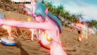[MMD](G)I-DLE - Tomboy (Gwen/Lulusa/Soraka/Xayah/Ahri) [StripSwap ver.] League of Legends