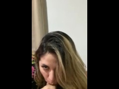 Loira gostosa com o melhor boquete
