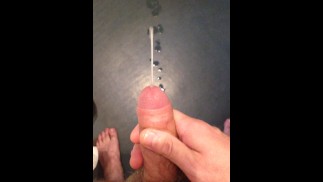 Pop out my Hard Cock and Masturbate until I spray a Big Cumshot