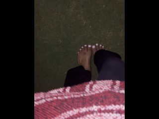 Pretty Bare Feet in Public