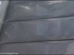 My UBER DRIVER Made Me SQUIRT NONSTOP while Driving - Made a Puddle on the Seat