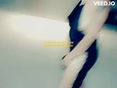 SOLO FEMALE CELEB WALKING THE CITY COSPLAY SEXY NUDE PORNSTAR MODEL