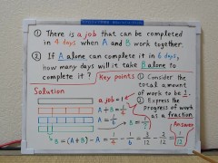 Express the progress of work as a fraction.[JapanMath](job)