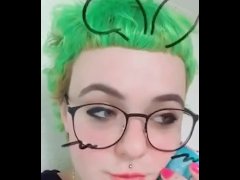 american girl speaking bad japanese after sake