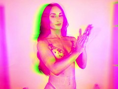 Sexy Love Heart Lingerie Try On - Hannahjames710