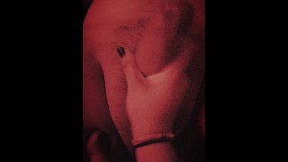 Attention for daddy... Hand  and foot job by his BBW Chubby goth girl