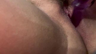 Watch me fuck my sensitive pussy