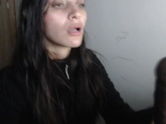 JOI sucking  deep monster black cock BBC