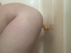 Chubby wet Shower fun 🚿💦🍆🍑 you want play 😊