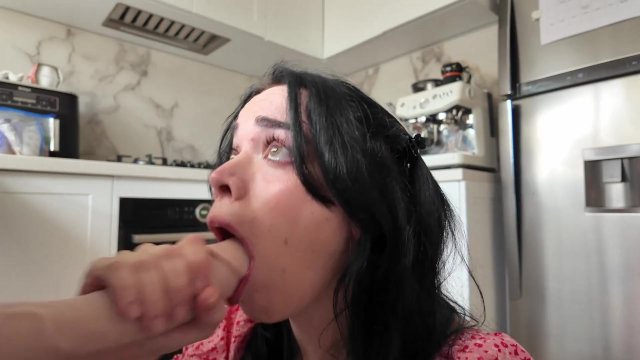 POV Cute Step Sister Can't Resist Sucking Your Cock