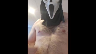 Knife play ghost face