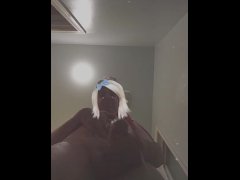 Trans Shemale Femboy Jack Off Cumshot