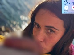 Blowjob turns into balls licking