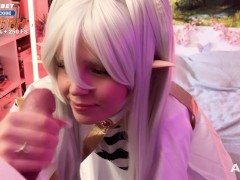 Frieren Отсосала Три Члена В Волшебном Лесу - Screenshot 4 of 16 - Cute Girl