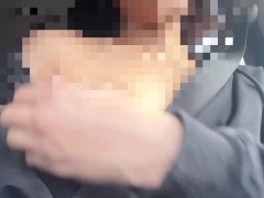 車の助手席からビンビンに勃ったおっぱいを露出した変態な私❤️ - Screenshot 15 of 16 - おっぱい