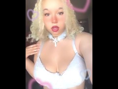 Sexy Blonde Bimbo Doll