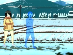 【H GAME】WINTER～田舎の性活♡Hドットアニメーション② カーセックス 10/16