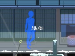 【H GAME】WINTER～田舎の性活♡Hドットアニメーション② カーセックス 9/16
