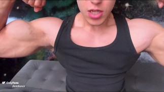 I'm ur muscle master be a good slave faggot