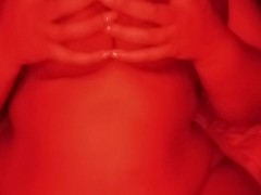 Red Light Titty play and tease - Screenshot 5 of 16 - Large Breasts