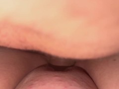 Creampie her tight pussy after sweet tender blowjob