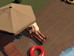 Princess Zelda Is Having Sex Next To The Pool