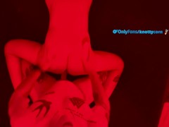 POV doggy with tattooed hot MILF - let's spank that ass