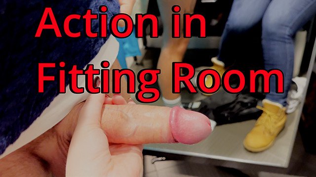 Public Blowjob in fitting room from a hot Blonde Girl - were we too loud?