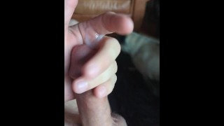 Cumming on the couch