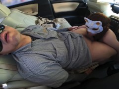 旦那がいない間に全裸で中出しカーセックス - Screenshot 16 of 16 - Creampie