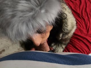Preview-MilfyCalla- Masturbating while wearing fur coat and shiny high heels 205
