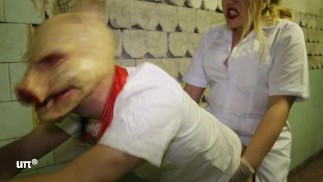 le rattachement de Mistress Claudia dans un asile sale
