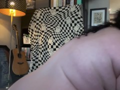 BBW milf strip tease