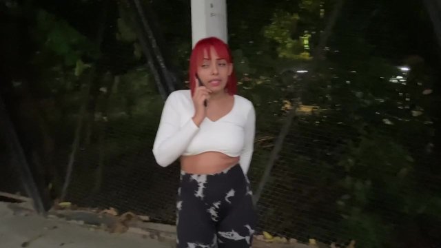 I meet my neighbor's whore in the park and she invites me to her house to fck her