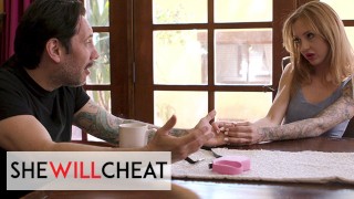 METROHD - Inked Blonde Kendra Kole Tempts BF's Friend, Gets Pussy Pounded