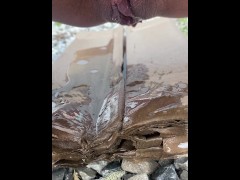 Pissing outside 16/16