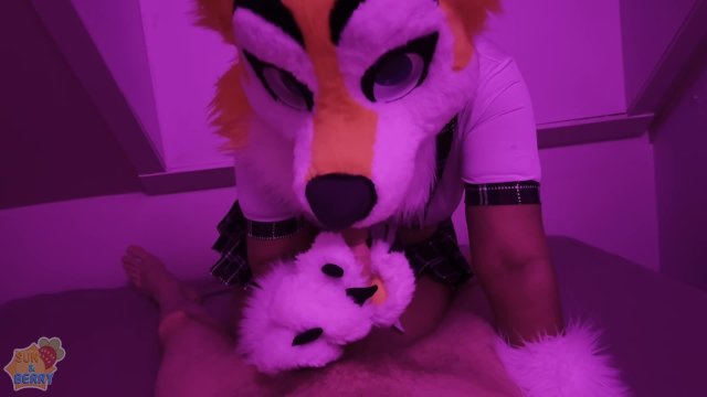 POV Slutty school girl gets her mouth stuffed and rides me till I cum