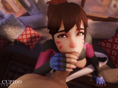 D.va Loving Gentle Blowjob [Overwatch] [Grand Cupido]